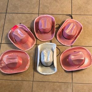 Light up cowgirl hats